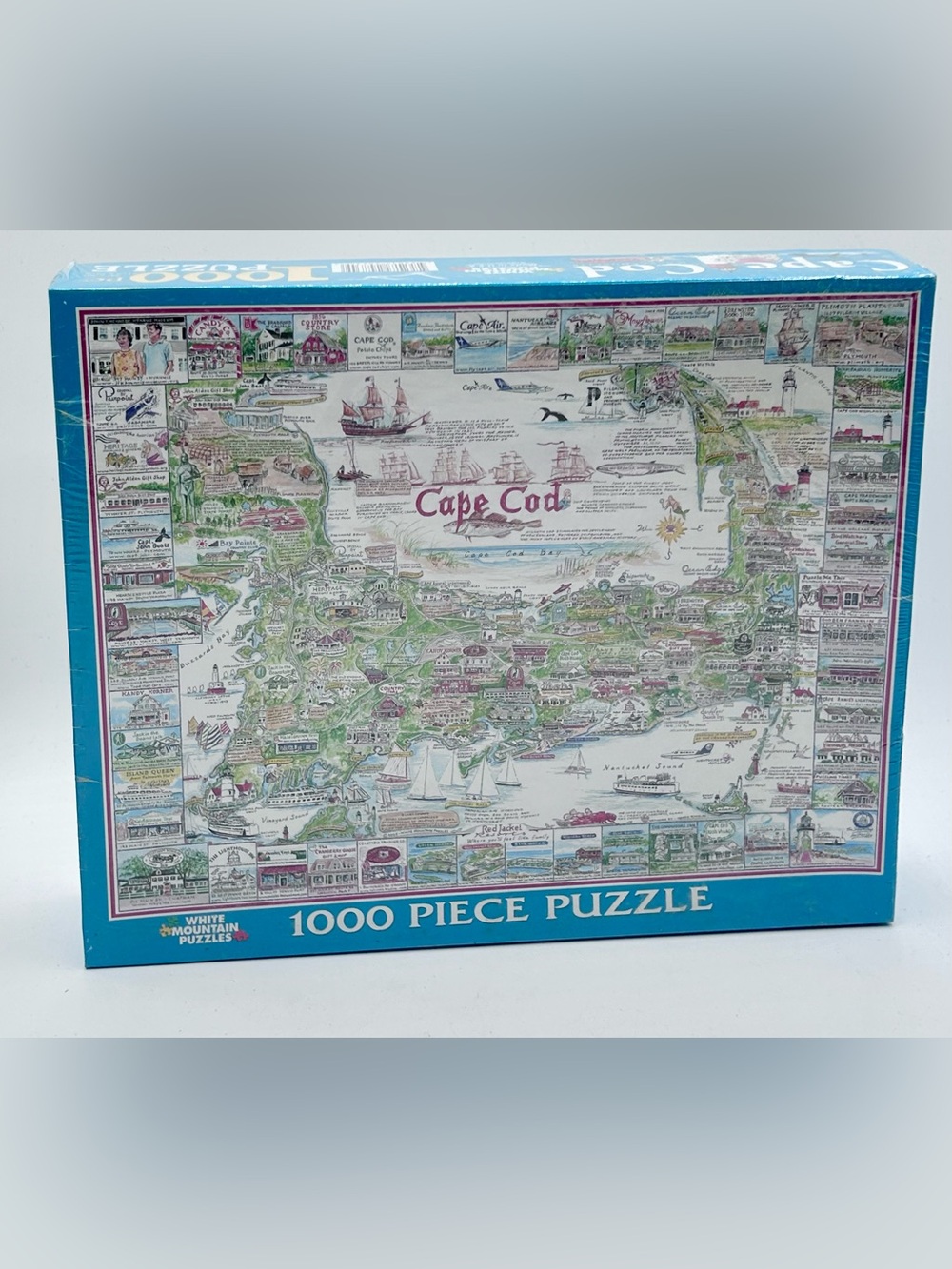 White Mountain Puzzle Cape Cod Massachusetts 1000 Piece New Sealed